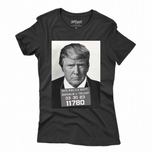 Donald Trump Mugshot Black Gift For Trumps Fan Best T-shirt