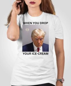 Donald Trump Mugshot When You Drop Your Ice-cream Shirt
