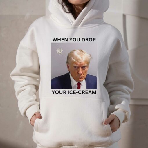 Donald Trump Mugshot When You Drop Your Ice-cream Shirt