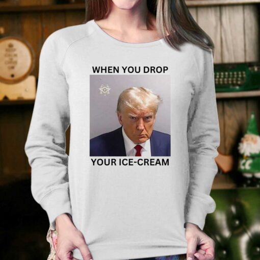 Donald Trump Mugshot When You Drop Your Ice-cream Shirt