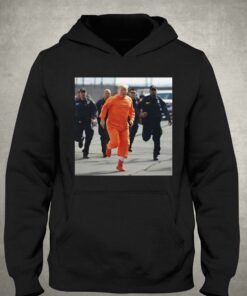 Donald Trump Running Away From Cops In Orange Jumpsuit T-shirt 2 Donald Trump Running Away From Cops In Orange Jumpsuit T shirt 3