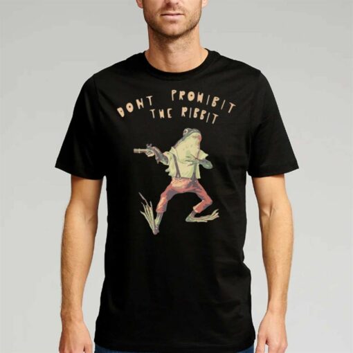 Don’t Prohibit The Ribbit Retro T-shirt