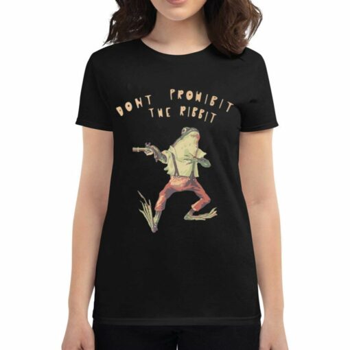 Don’t Prohibit The Ribbit Retro T-shirt