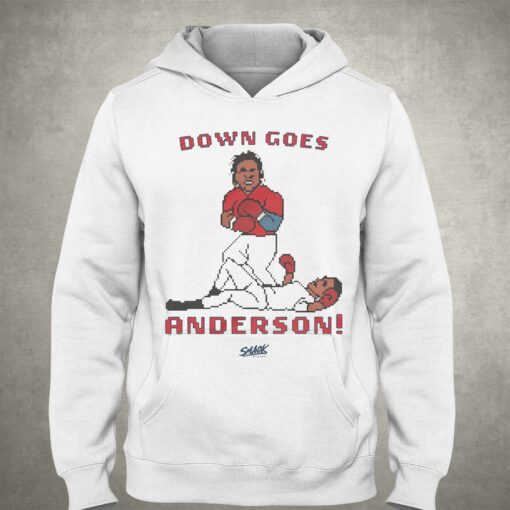 Down Goes Anderson Retro Punch-out T-shirt