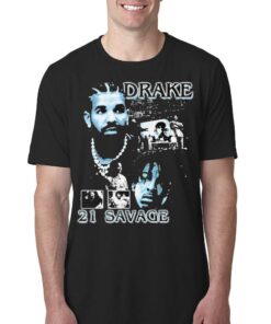 Drake 21 Savage City Lights T-shirt Drake 21 Savage City Lights T-shirt