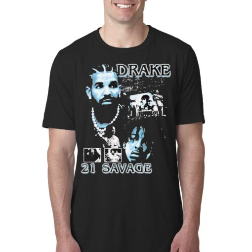 Drake 21 Savage City Lights T-shirt