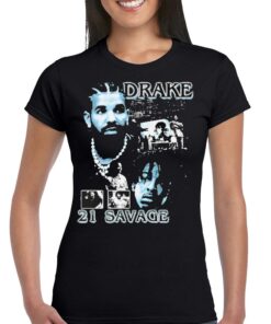 Drake 21 Savage City Lights T-shirt Drake 21 Savage City Lights T-shirt
