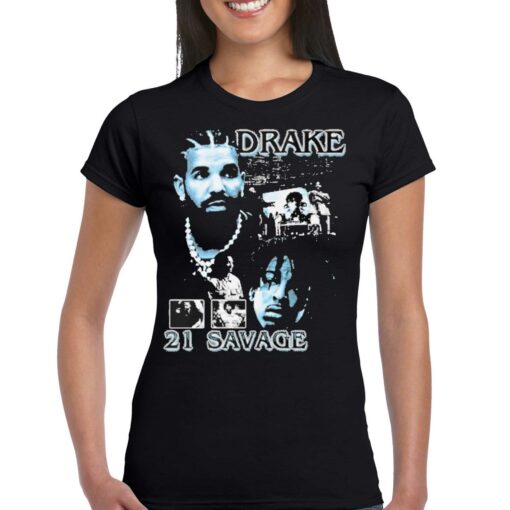 Drake 21 Savage City Lights T-shirt