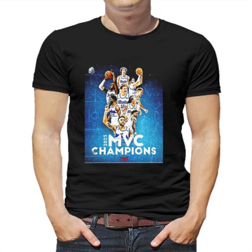 Drake Bulldogs Mens Basketball Team 2023 Mvc Champions Shirt