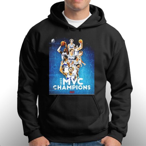 Drake Bulldogs Mens Basketball Team 2023 Mvc Champions Shirt