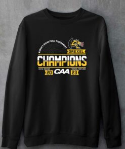 Drexel Dragons 2023 Caa Women's Basketball Conference Tournament Champions Locker Room T-shirt 3 Drexel Dragons 2023 Caa Womens Basketball Conference Tournament Champions Locker Room T shirt 4