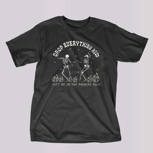 Drop Everything Now Swifties Gift Midnight Comfort Colors T-shirt