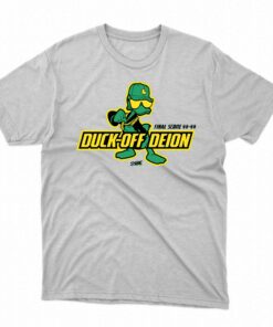Duck-off Deion T-shirt For Oregon College Fans Duck-off Deion T-shirt For Oregon College Fans