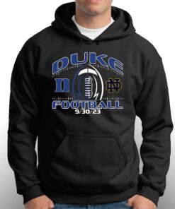 Duke Blue Devils Vs Notre Dame Fighting Irish 2023 Football Matchup T-shirt 2 Duke Blue Devils Vs Notre Dame Fighting Irish 2023 Football Matchup T shirt 3