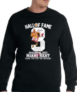 Dwyane Wade Miami Heat Hall Of Fame August 11 2023 Thank You For The Memories Shirt 3 Dwyane Wade Miami Heat Hall Of Fame August 11 2023 Thank You For The Memories Shirt 4