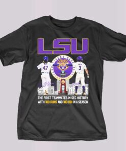 Dylan Crews And Tommy White The First Teammates In Sec History With 100 Runs And 100 Rbi Shirt Dylan Crews And Tommy White The First Teammates In Sec History With 100 Runs And 100 Rbi Shirt