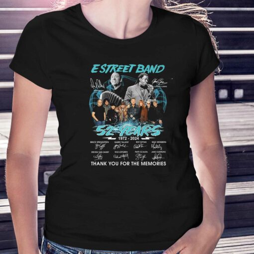 E Street Band 52 Years 1972 – 2024 Thank You For The Memories Unisex T-shirt