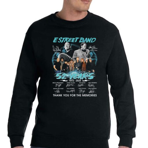 E Street Band 52 Years 1972 – 2024 Thank You For The Memories Unisex T-shirt