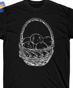 Easter Basket Themed Cotton T-shirt Easter Basket Themed Cotton T-shirt