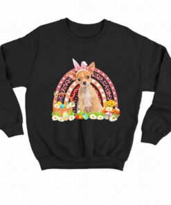 Easter Bunny Pink Dog Tan Chihuahua Rainbow Shirt 3 Easter Bunny Pink Dog Tan Chihuahua Rainbow Shirt 4