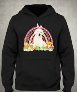 Easter Bunny Pink Dog White Labrador Rainbow Shirt 2 Easter Bunny Pink Dog White Labrador Rainbow Shirt 3