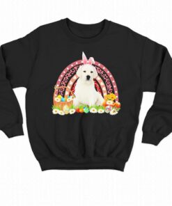 Easter Bunny Pink Dog White Labrador Rainbow Shirt 3 Easter Bunny Pink Dog White Labrador Rainbow Shirt 4