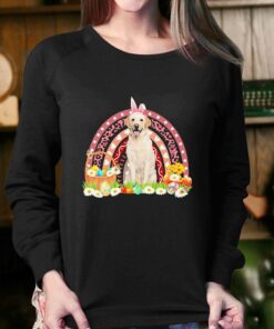 Easter Bunny Pink Dog Yellow Labrador Rainbow Shirt 3 Easter Bunny Pink Dog Yellow Labrador Rainbow Shirt 4