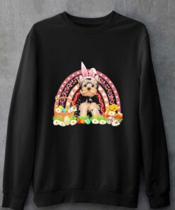 Easter Bunny Pink Dog Yorkshire Terrier Rainbow Shirt 3 Easter Bunny Pink Dog Yorkshire Terrier Rainbow Shirt 4