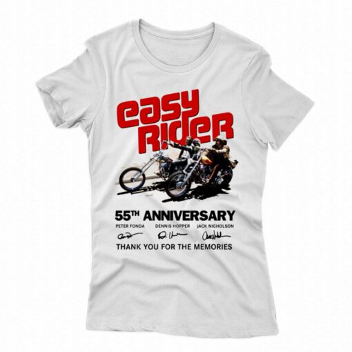 Easy Rider 55th Anniversary Thank You For The Memories T-shirt