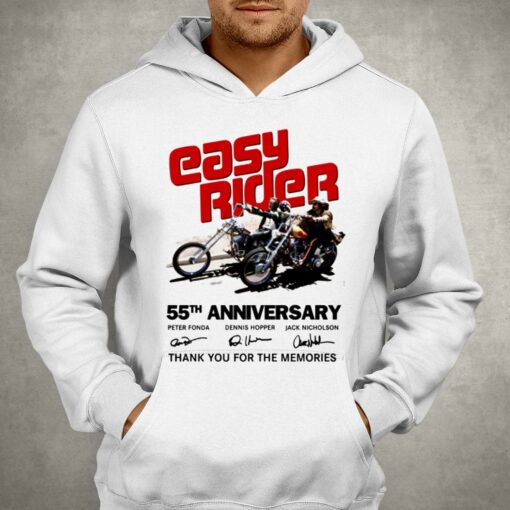 Easy Rider 55th Anniversary Thank You For The Memories T-shirt