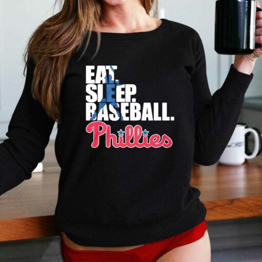 Eat Sleep Baseball Philadelphia Phillies 2023 Shirt