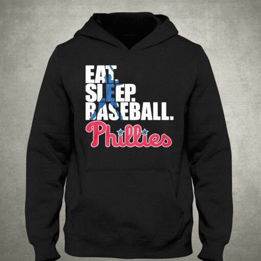 Eat Sleep Baseball Philadelphia Phillies 2023 Shirt