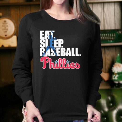 Eat Sleep Baseball Philadelphia Phillies 2023 Shirt