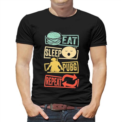 Eat Sleep Pubg Repeat T Shirt