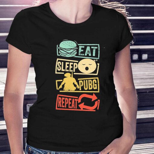 Eat Sleep Pubg Repeat T Shirt