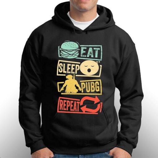 Eat Sleep Pubg Repeat T Shirt