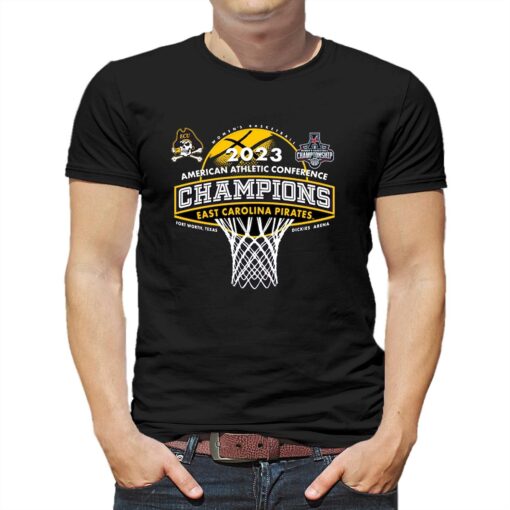 Ecu Pirates 2023 Aac Womens Basketball Conference Tournament Champions Locker Room T-shirt