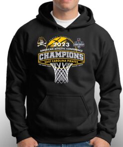 Ecu Pirates 2023 Aac Womens Basketball Conference Tournament Champions Locker Room T-shirt 2 Ecu Pirates 2023 Aac Womens Basketball Conference Tournament Champions Locker Room T shirt 3