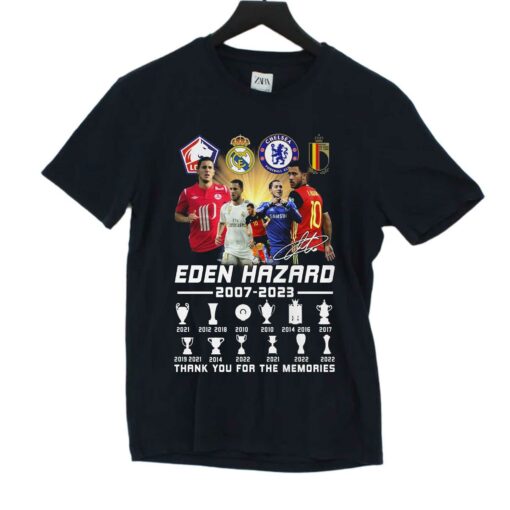 Eden Hazard 2007 – 2023 Thank You For The Memories Unisex T-shirt