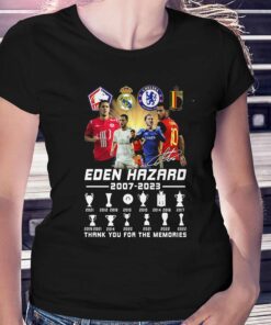 Eden Hazard 2007 – 2023 Thank You For The Memories Unisex T-shirt Eden Hazard 2007 – 2023 Thank You For The Memories Unisex T-shirt