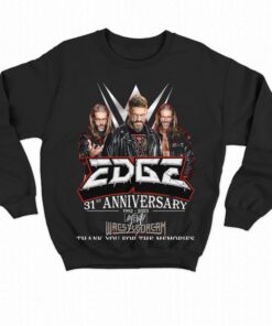 Edge 31st Anniversary 1992 2023 Wrestledream Thank You For The Memories T shirt 4