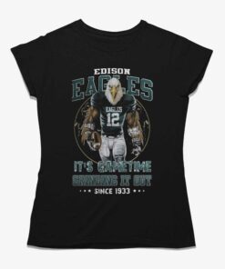 Edison Eagles Its Gametime Crinding It Out Since 1933 Unisex T-shirt Edison Eagles Its Gametime Crinding It Out Since 1933 Unisex T-shirt