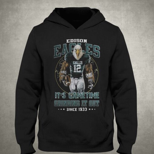 Edison Eagles Its Gametime Crinding It Out Since 1933 Unisex T-shirt