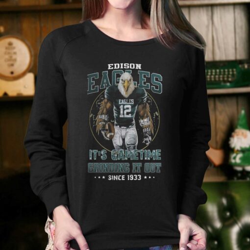 Edison Eagles Its Gametime Crinding It Out Since 1933 Unisex T-shirt