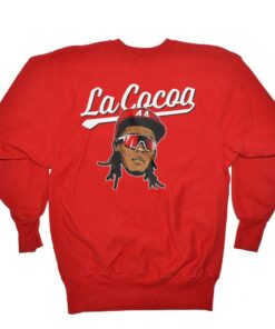 Elly De La Cruz Cincinnati Reds Red La Cocoa Rally House Shirt Elly De La Cruz Cincinnati Reds Red La Cocoa Rally House Shirt