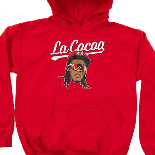 Elly De La Cruz Cincinnati Reds Red La Cocoa Rally House Shirt