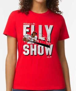 Elly De La Cruz Cincinnati Reds Welcome To The Elly Show T-shirt Elly De La Cruz Cincinnati Reds Welcome To The Elly Show T-shirt