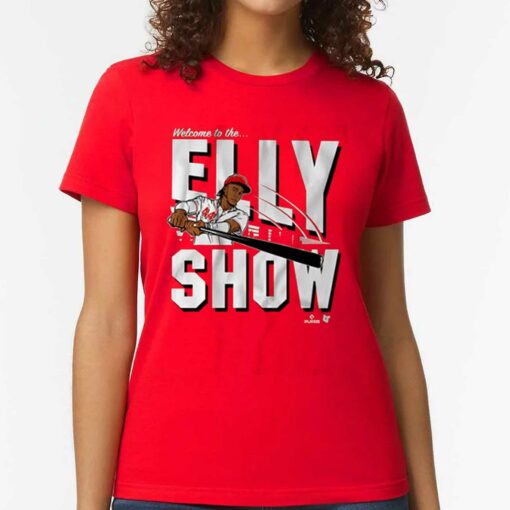 Elly De La Cruz Cincinnati Reds Welcome To The Elly Show T-shirt