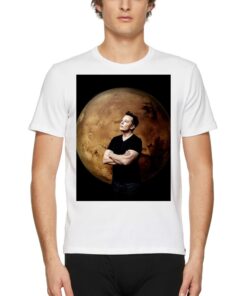 Elon Mask In The Moon T shirt 1