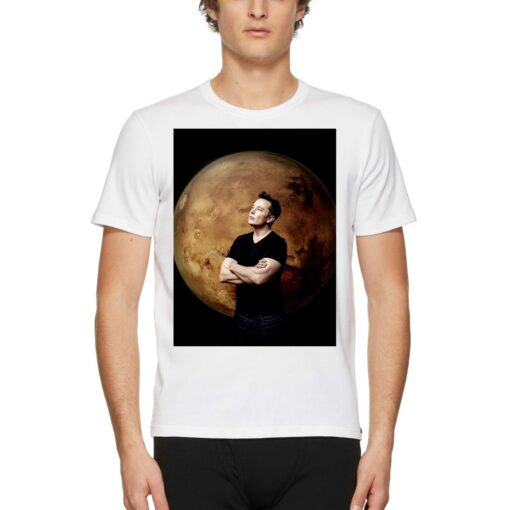 Elon Mask In The Moon T-shirt